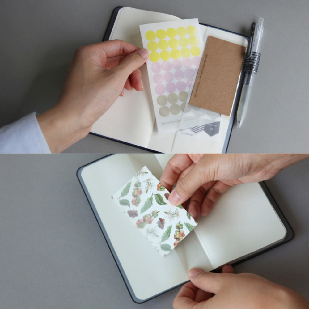 Detail of 2018 Notable memory slim handy dated monthly planner