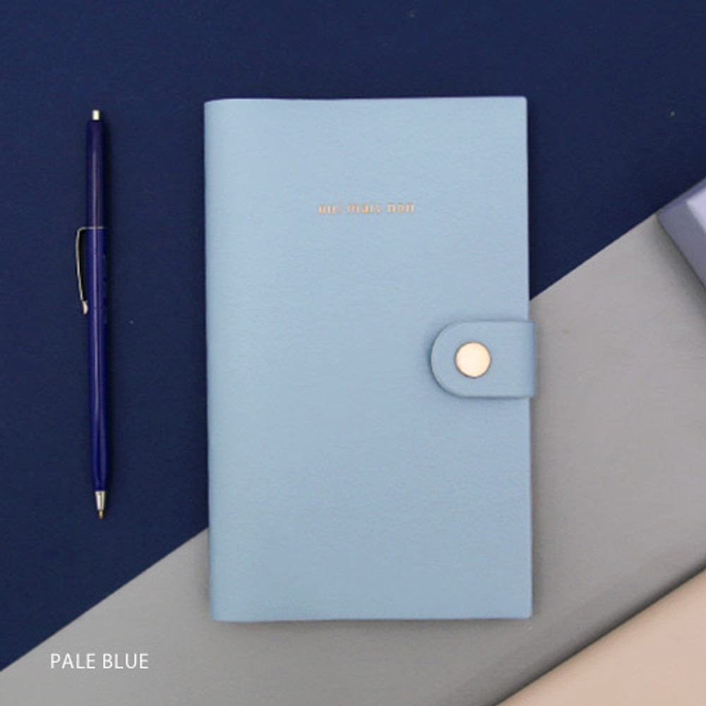 Pale blue - Oui mais non medium undated weekly diary
