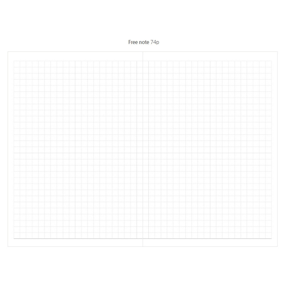 Free note - 2018 Another day large dated monthly diary