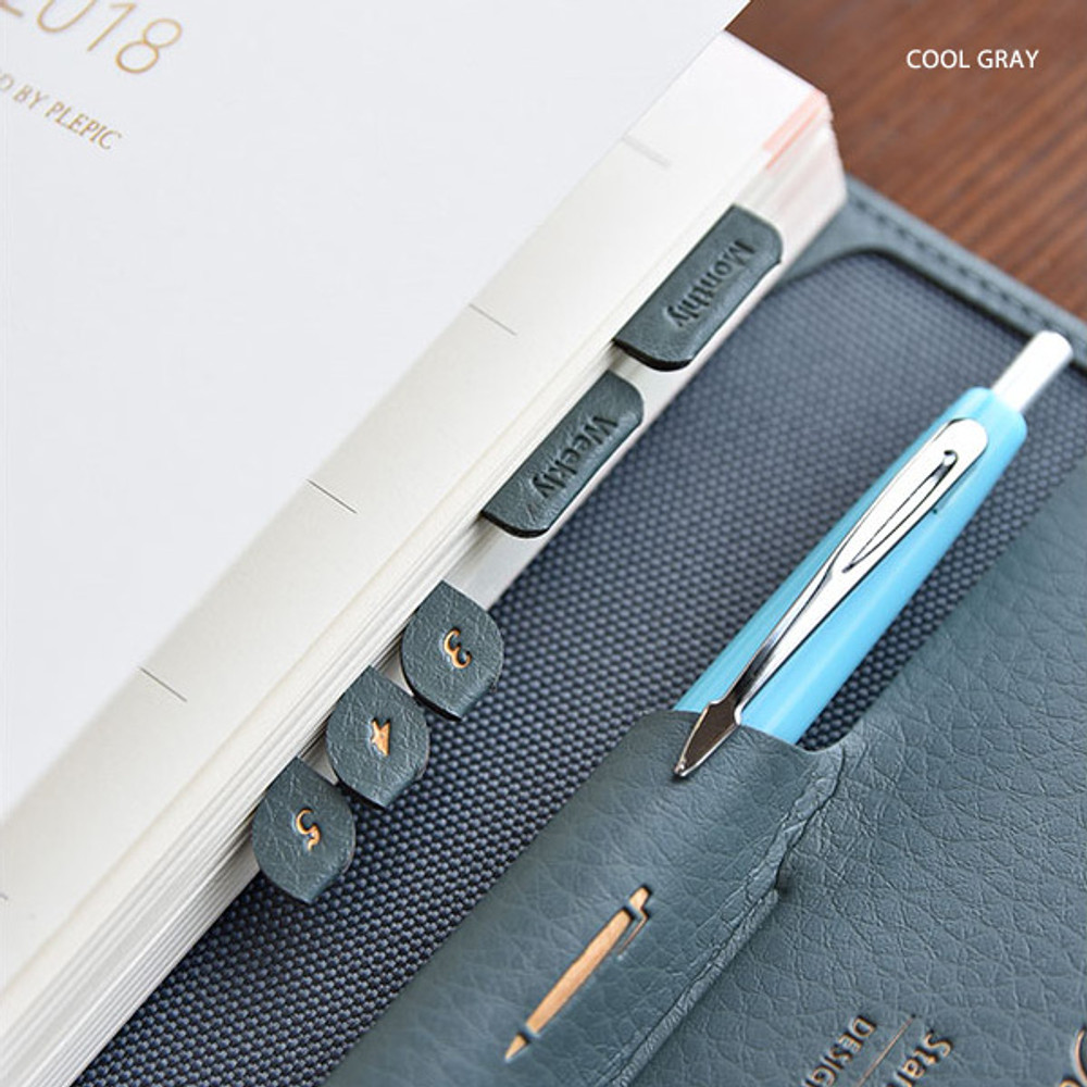 Cool gray - Fresh day PU adhesive index tab sticker