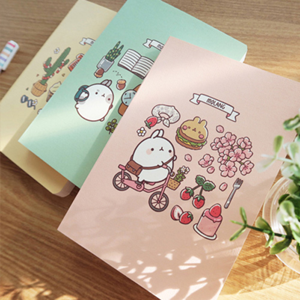 Molang undated weekly diary agenda
