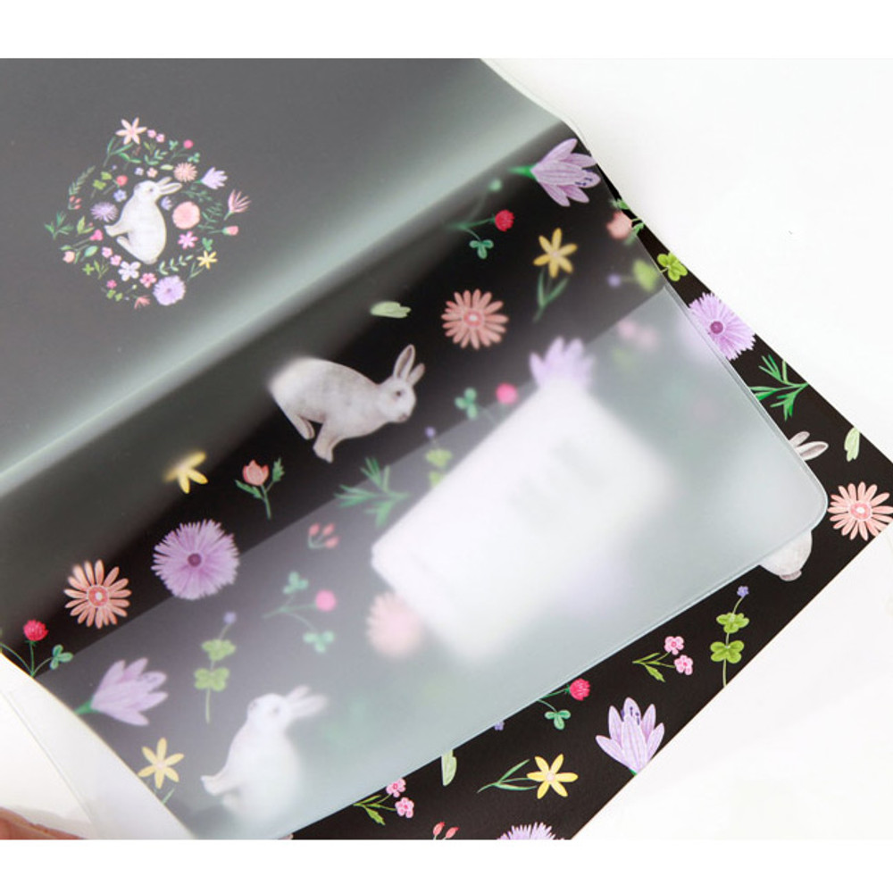 PVC cover - 2018 Rim pattern dated monthly planner
