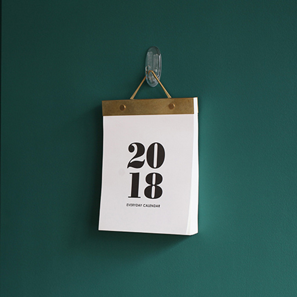 2018 Every day wall calendar