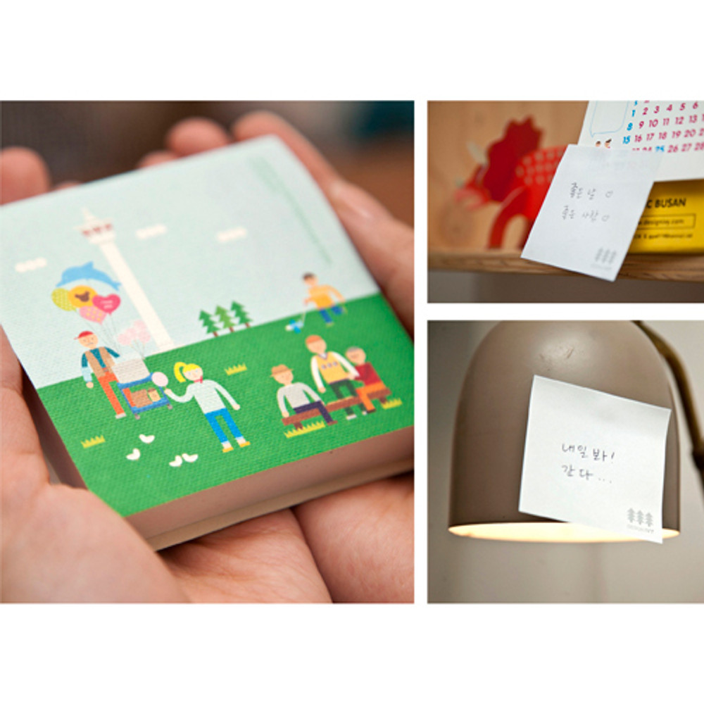 DESIGN IVY Graphic busan sticky memo note