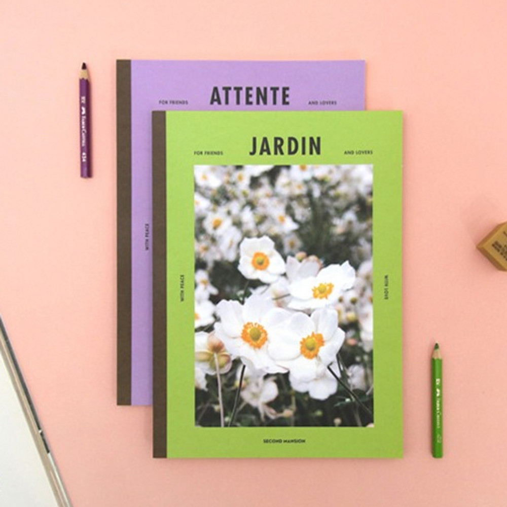 Second Mansion Colorful B5 size grid-lined class notebook ver2