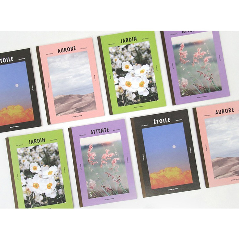 Second Mansion Colorful B5 size grid-lined class notebook ver2