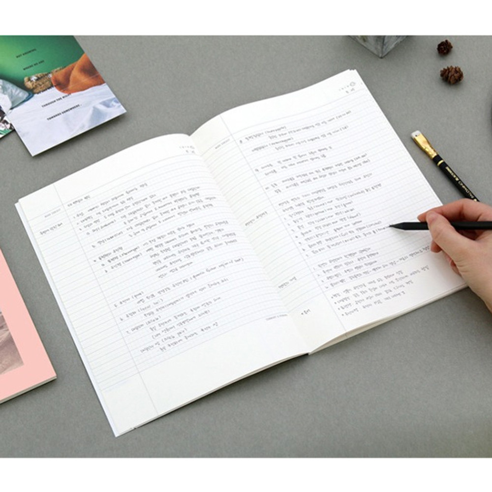 Second Mansion Colorful B5 size grid-lined class notebook ver2