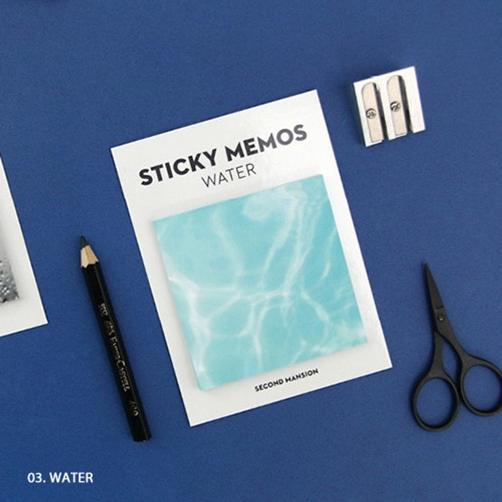 Water - Second Mansion Memos sticky it memo note