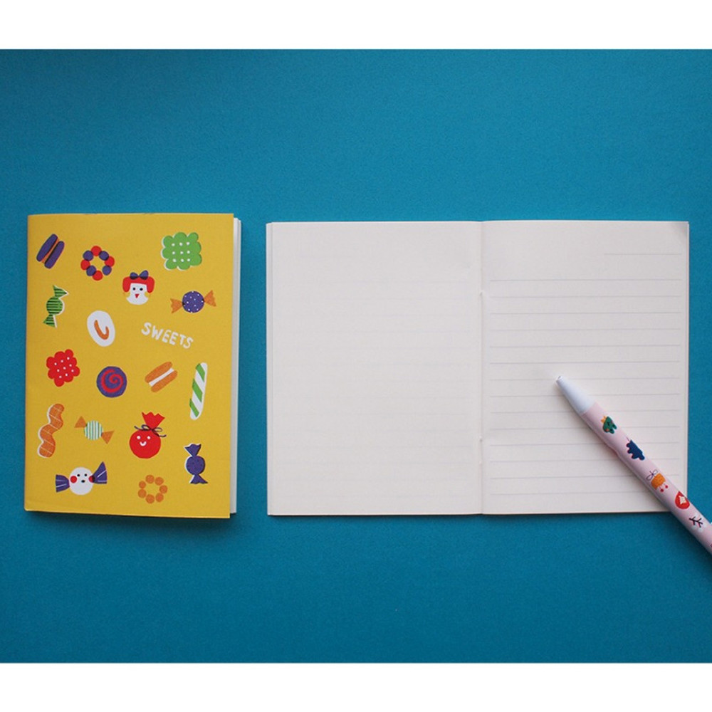 Hello Today Sunshine blanket small plain and lined notebook