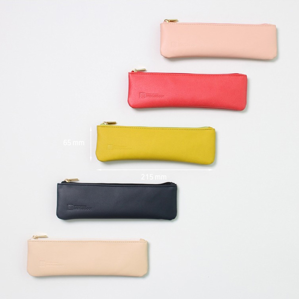 Slim and modern zipper pencil case