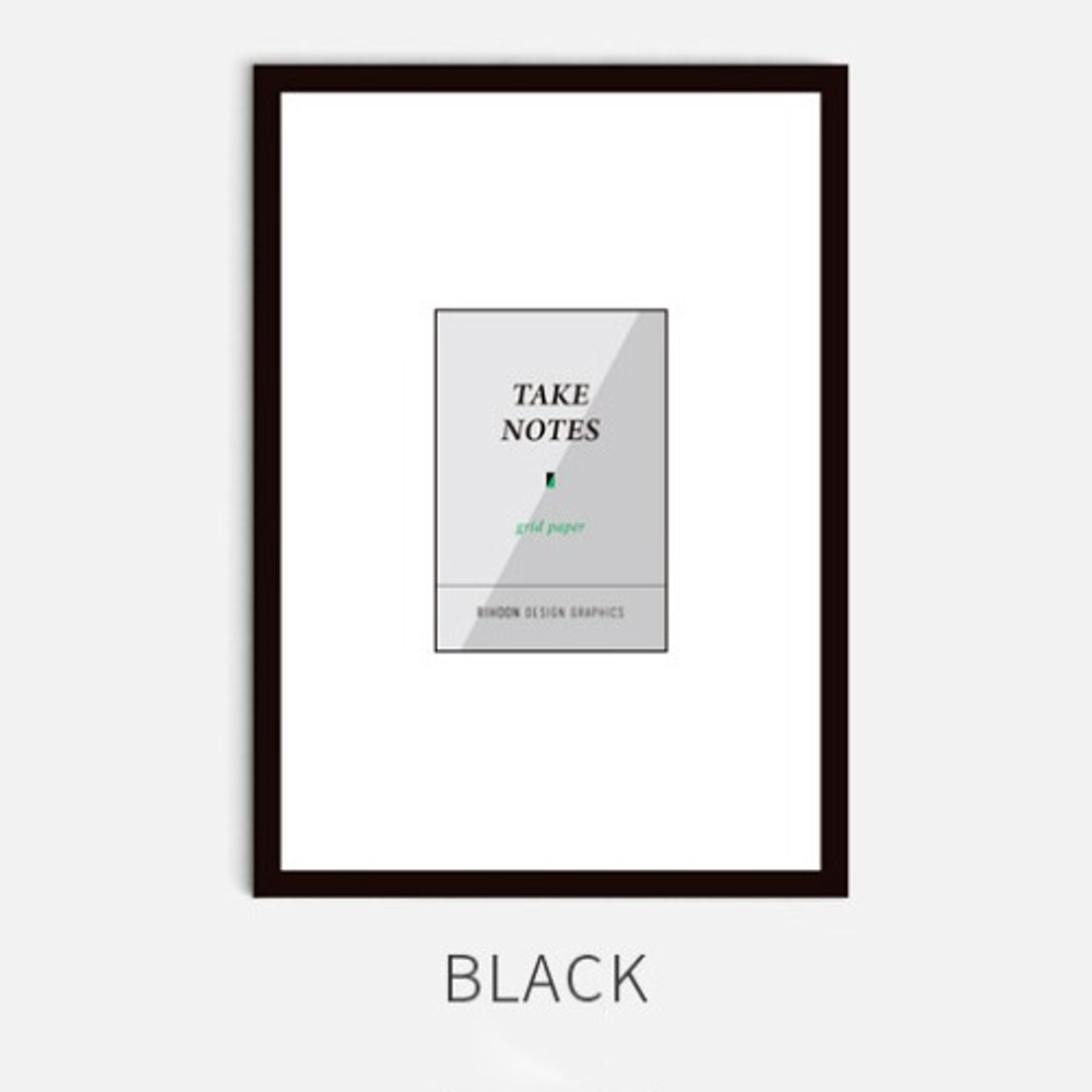 Black - Rihoon Take notes grid notebook ver2