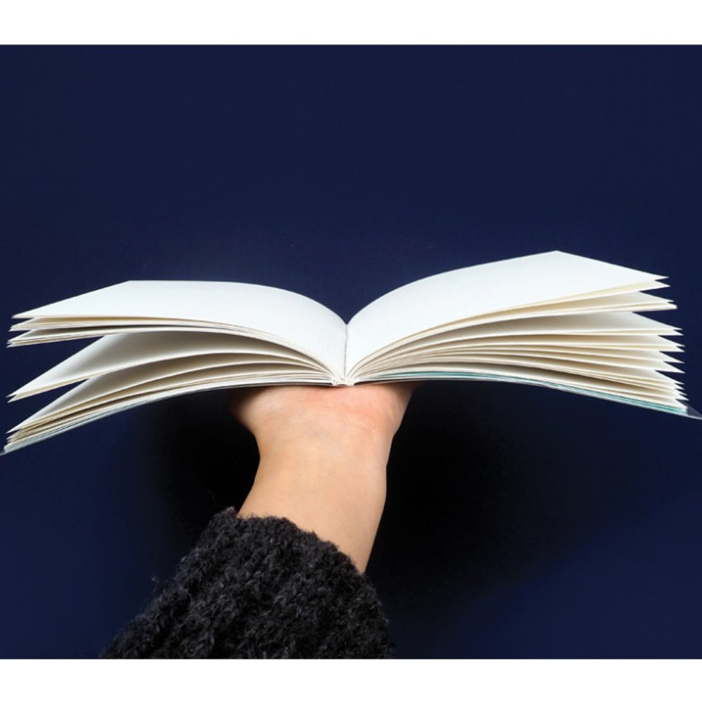 Open up to 180 degrees - Rihoon Take notes grid notebook ver2