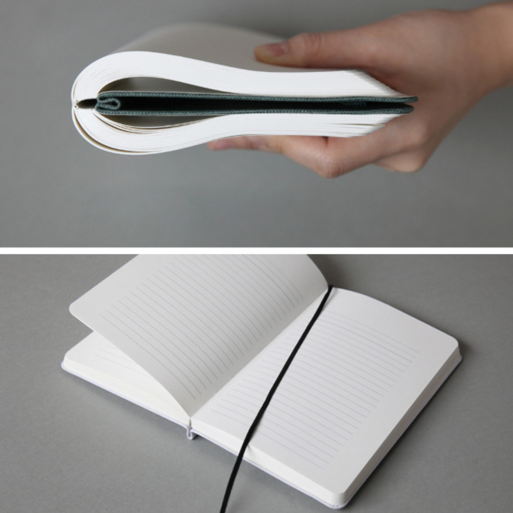 Detail of Making memory hardcover medium lined notebook 