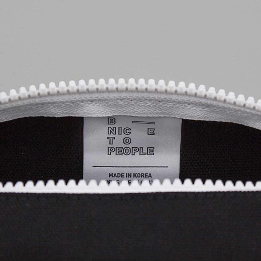 BNTP Hey you zipper pencil case with strap