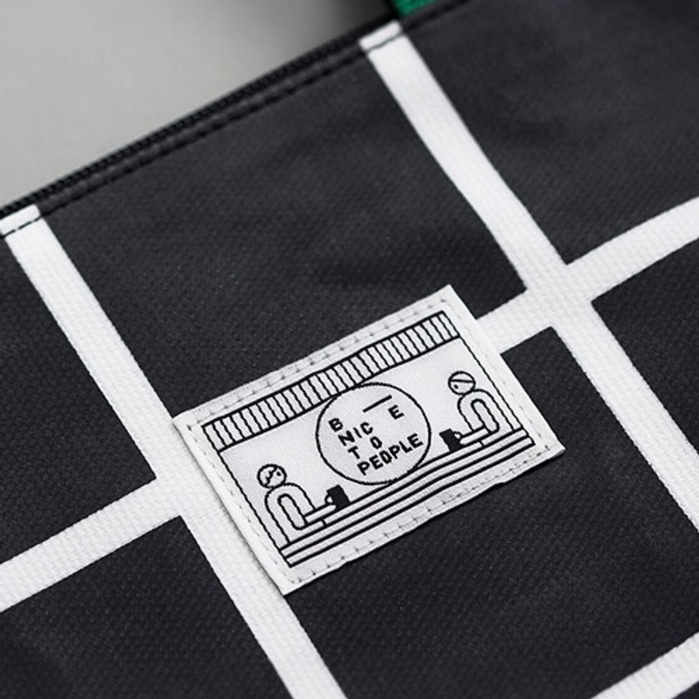 BNTP Coated cotton large document tote bag