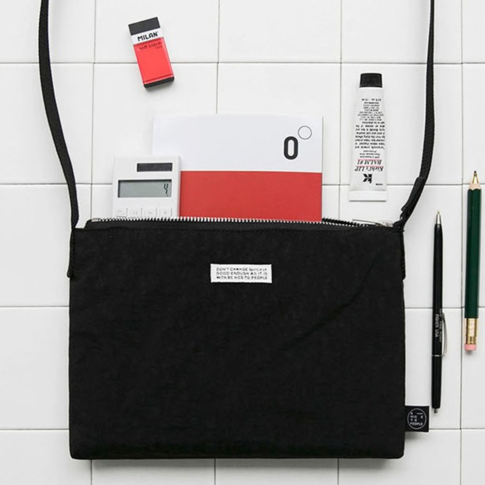 Byfulldesign Light Daily Small Zipper Crossbody Bag