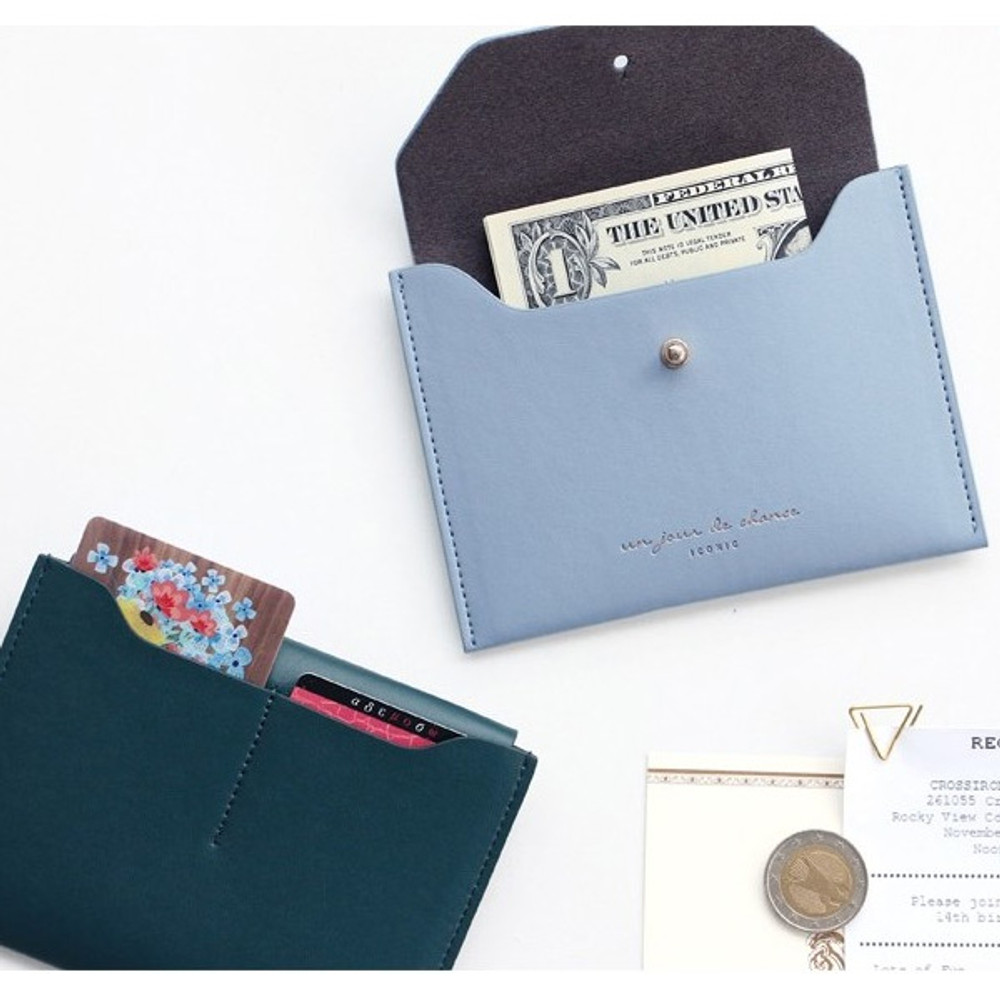 Un jour de chance pocket flat wallet