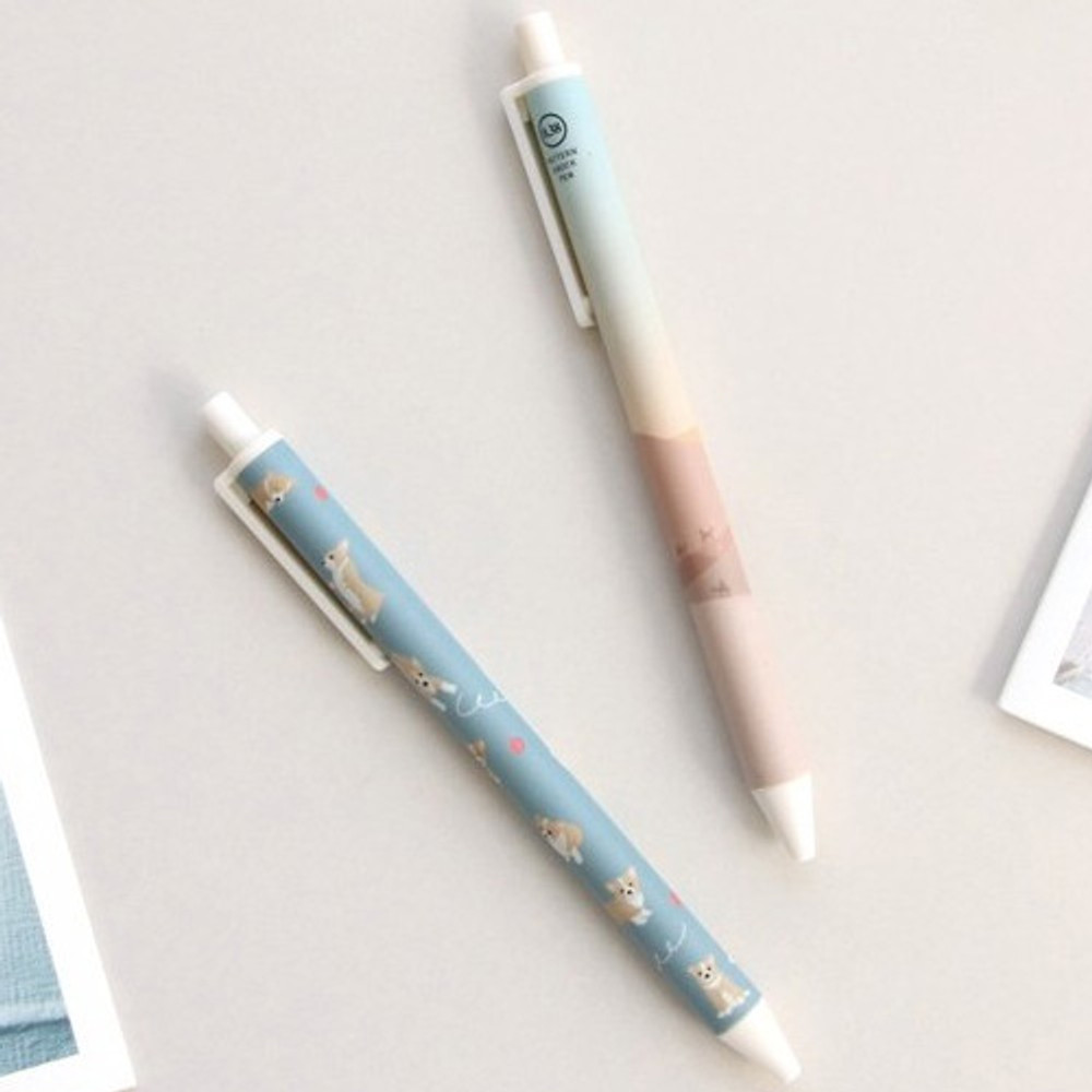 ICONIC Unique pattern knock retractable pen 0.38mm ver4