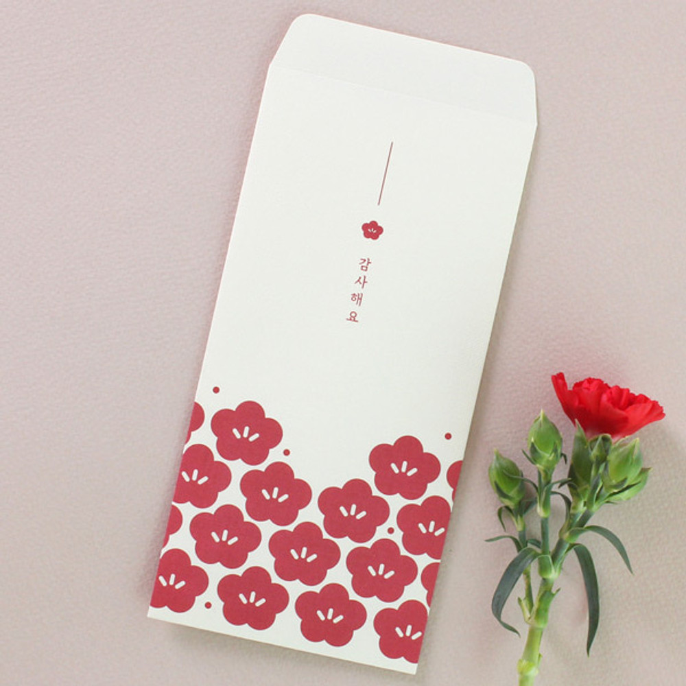 Blossom - Dash and Dot Blossom Ribbon thank you envelope set