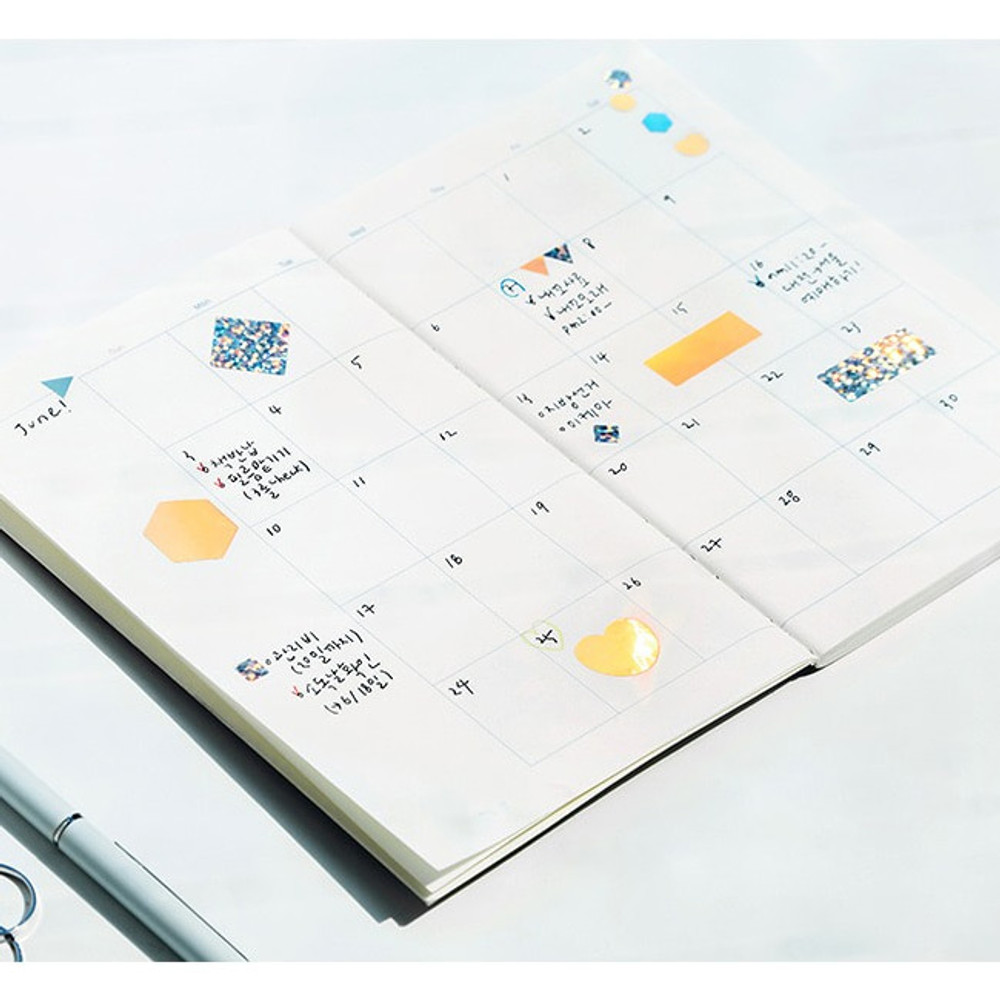 Livework Color palette hologram deco sticker set