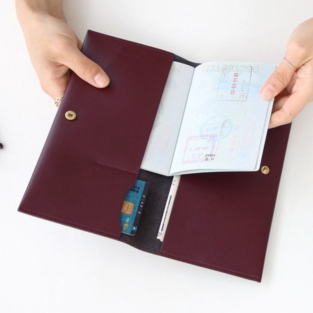 Iconic Slit passport cover case holder wallet