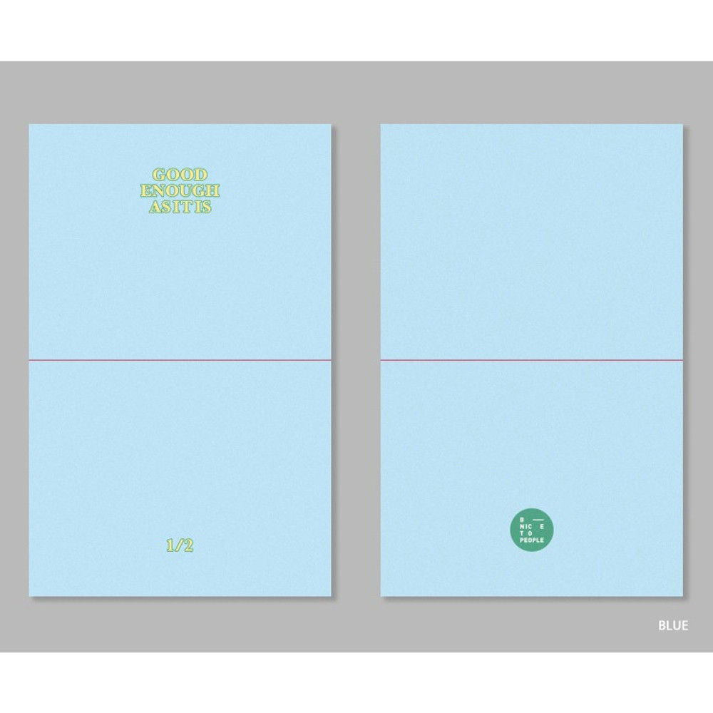 Blue - bookmark large notebook