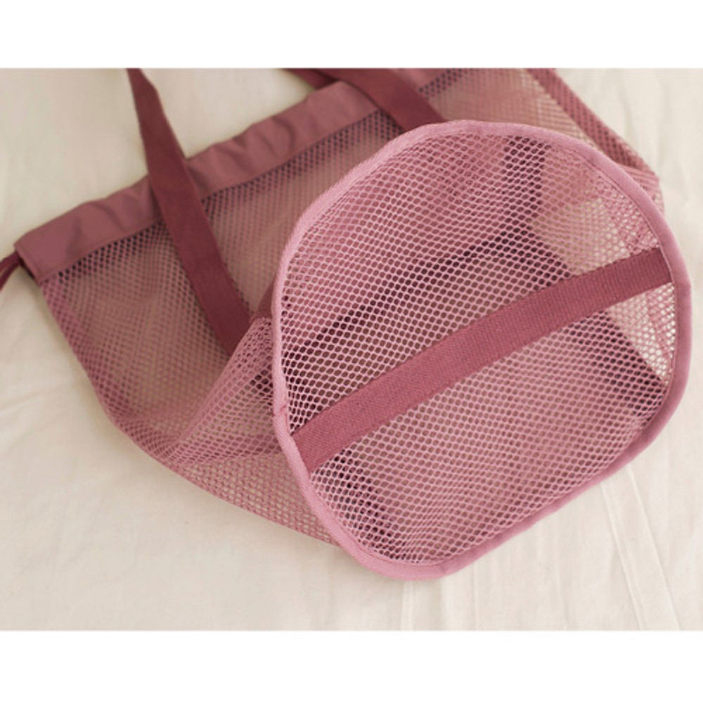 Travelus mesh bucket tote travel bag