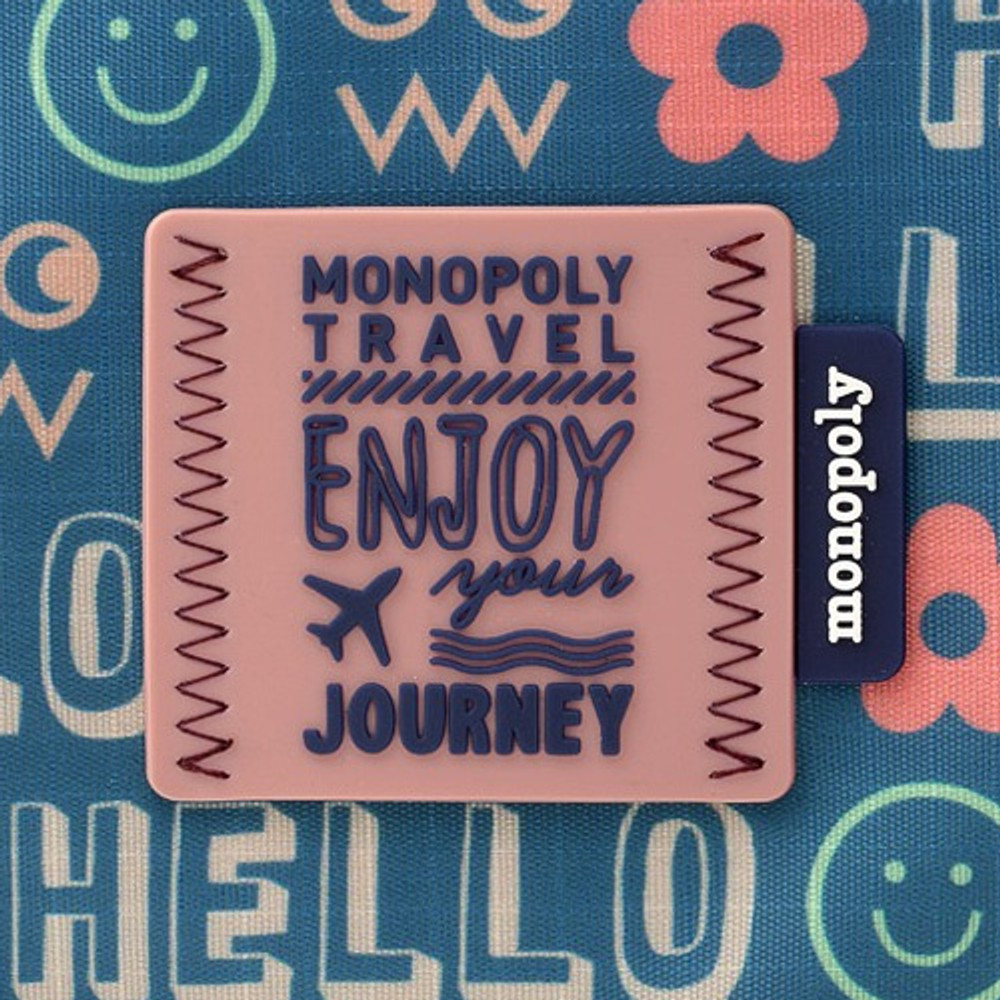Enjoy journey travel large multi zipper daily pouch