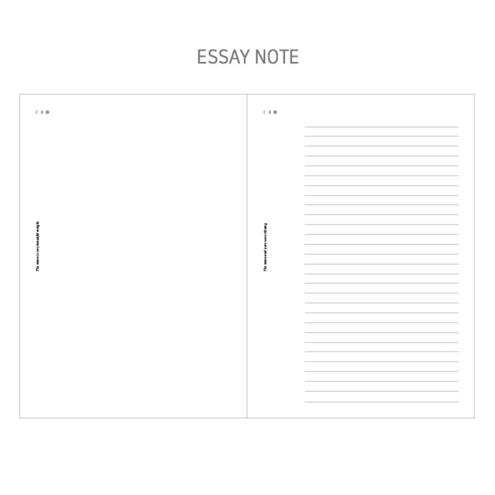 Essay note - 2019 Dear moon large dated weekly diary