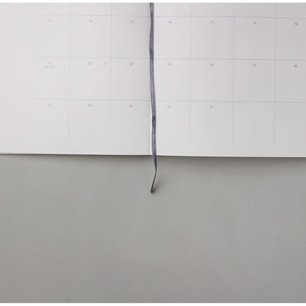 Ribbon bookmark - 2019 Dear moon large dated weekly diary