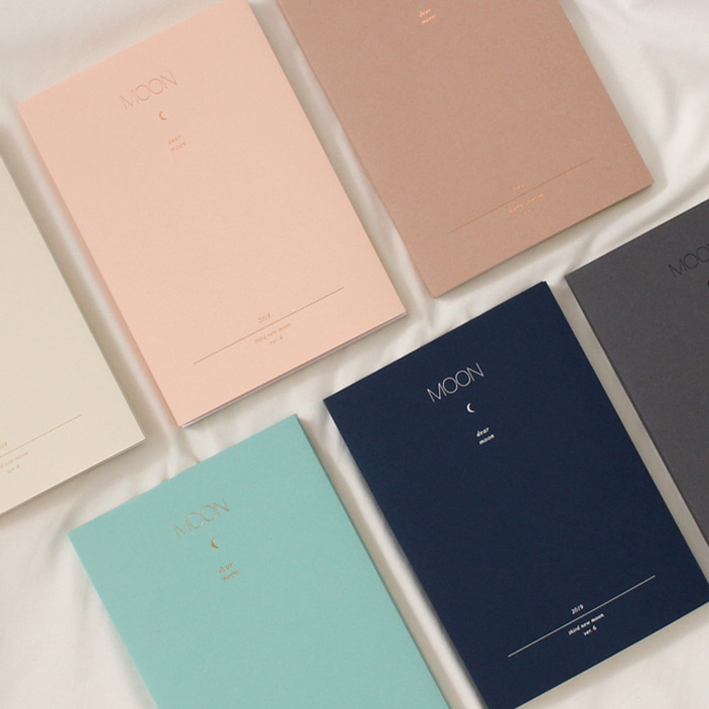 2019 Dear moon large dated weekly diary