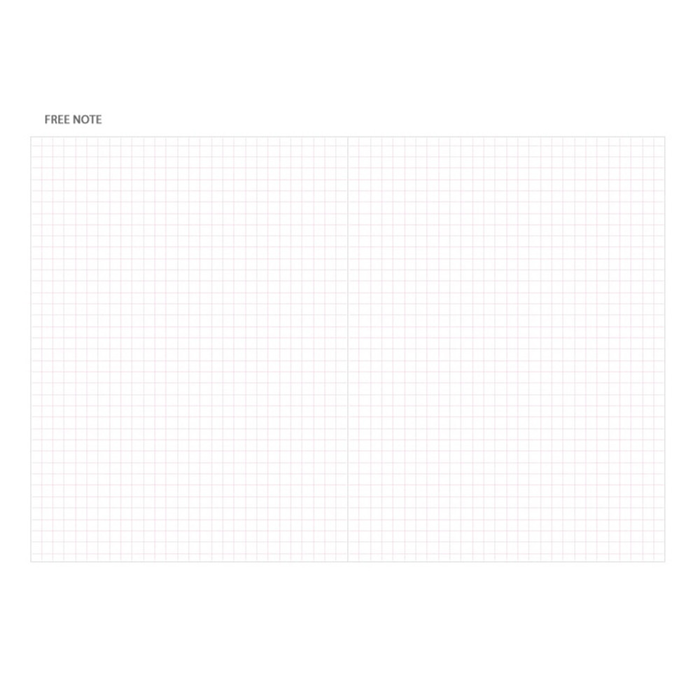 Grid note - 2019 Hello dated 365 daily diary 