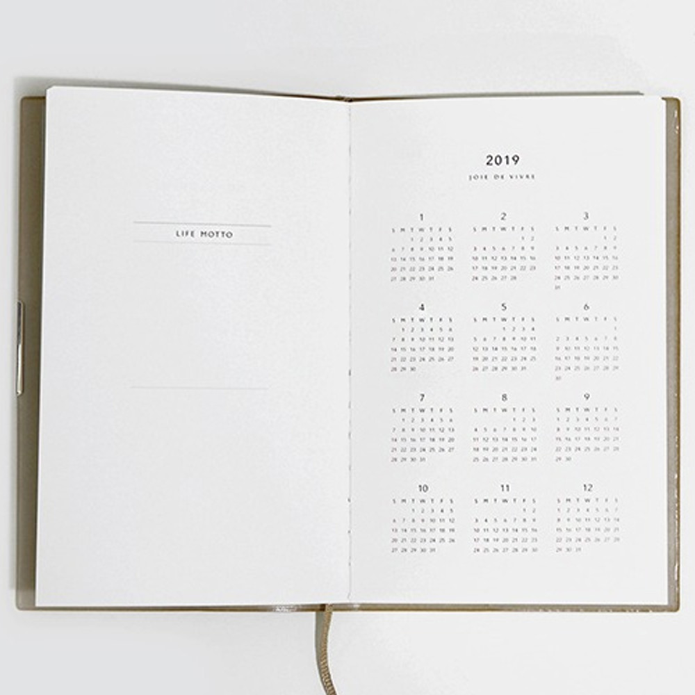 Calendar - 2019 Monologue small dated weekly planner