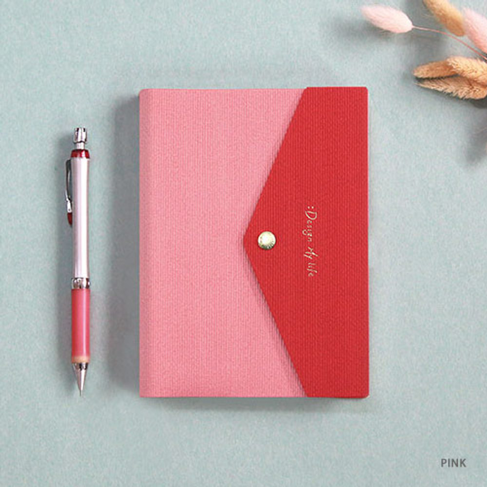 Pink - 2019 Design my life envelope medium dated weekly planner
