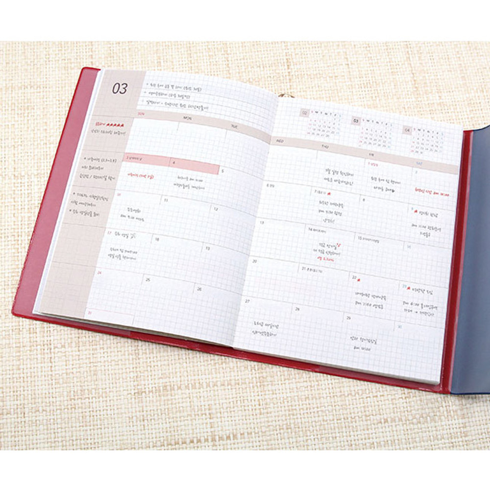 Monthly plan - 2019 Design my life envelope medium dated weekly planner
