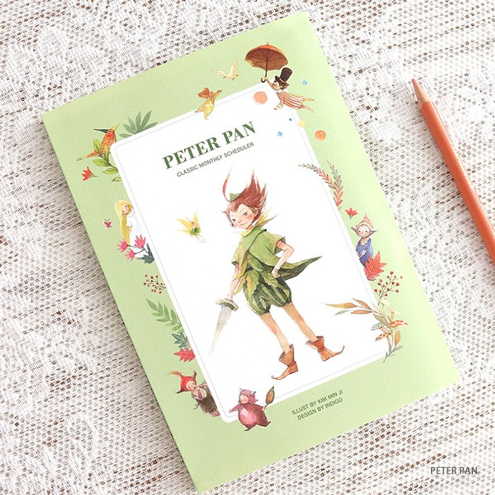 Peter pan - Indigo Classic story undated monthly diary
