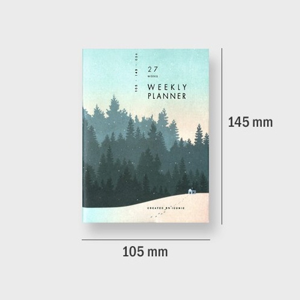 Size - 27 Weeks A6 size undated weekly planner