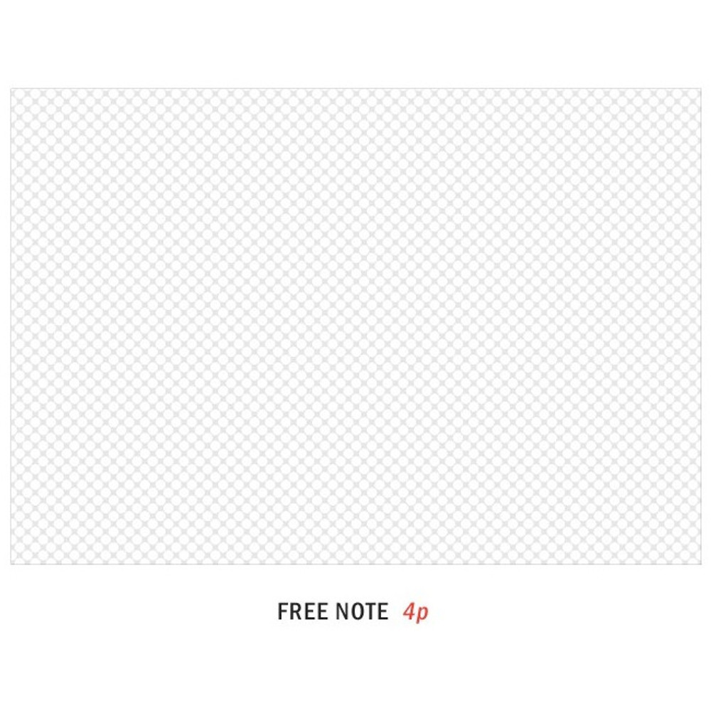 Free note - 27 Weeks A6 size undated weekly planner