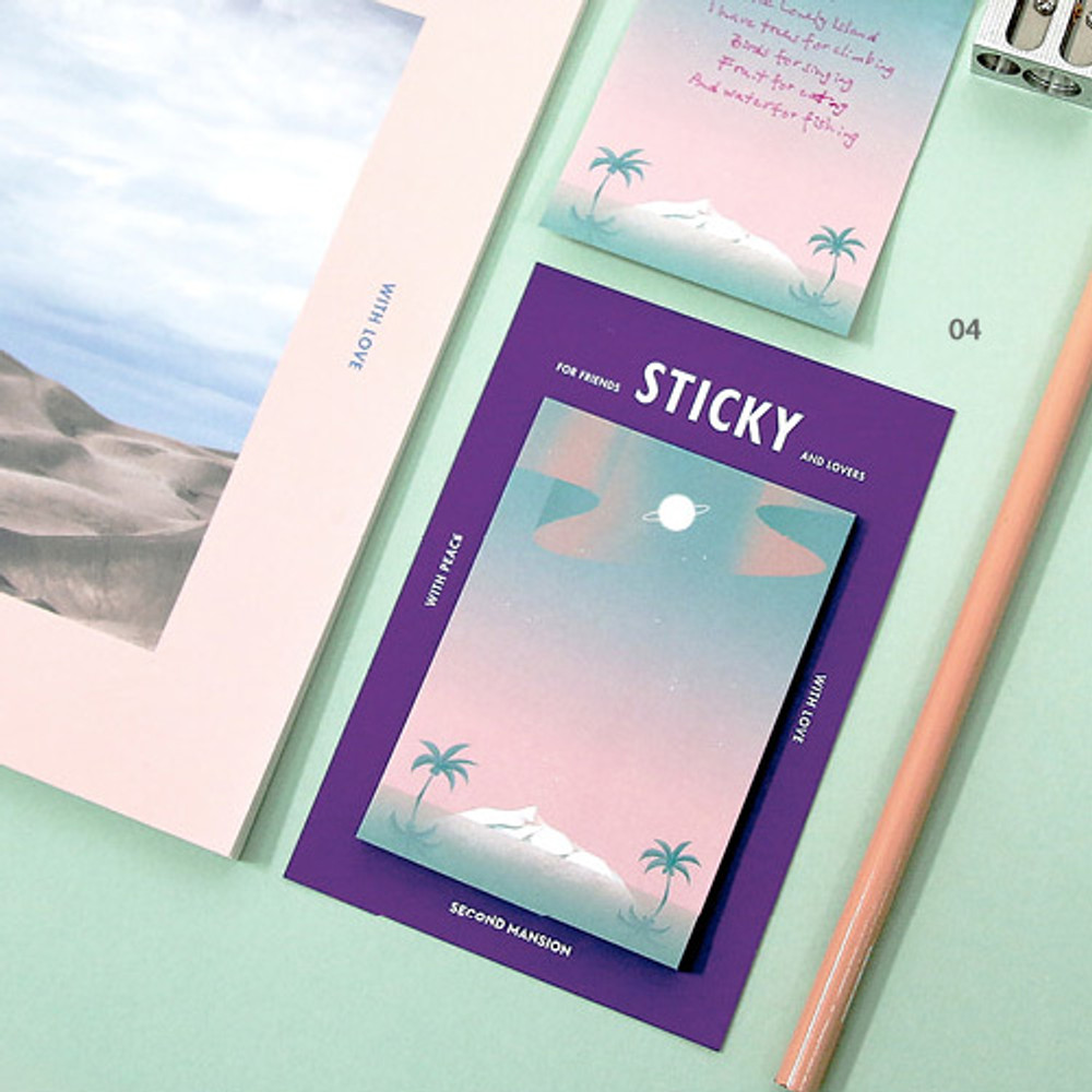 Second Mansion Moonlight sticky it memo note - Fallindesign