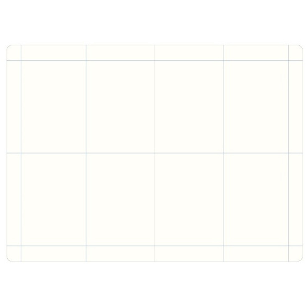 4 pieces grid - The way of remembering 3 type grid notebook