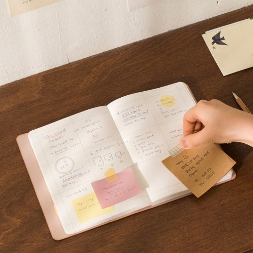 Example of use - The way of remembering 3 type grid notebook