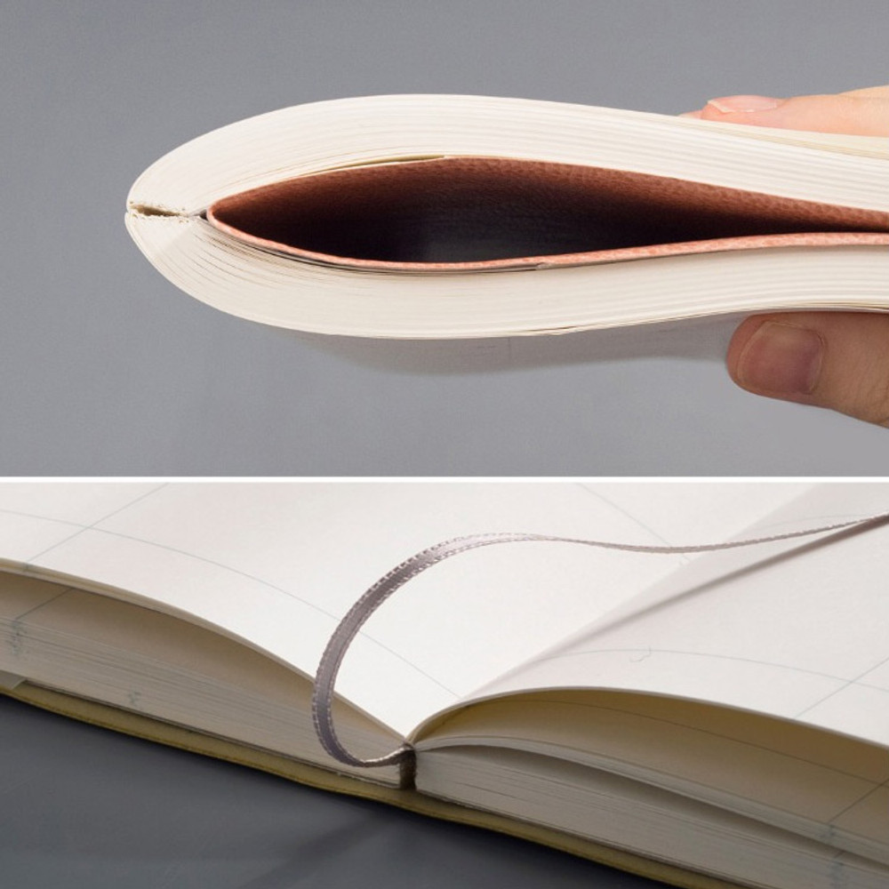 Ribbon bookmark - The way of remembering 3 type grid notebook