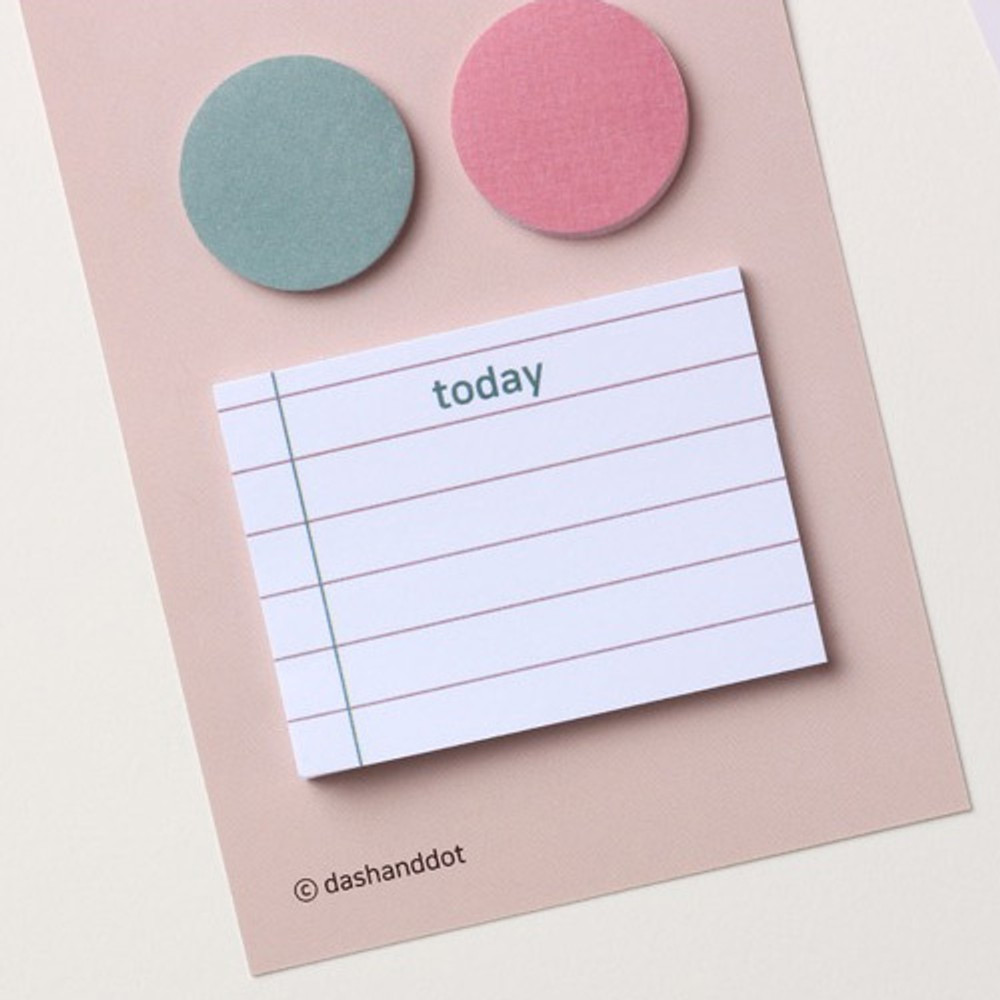 Tomato - Dots and angle memo notes sticky notepad