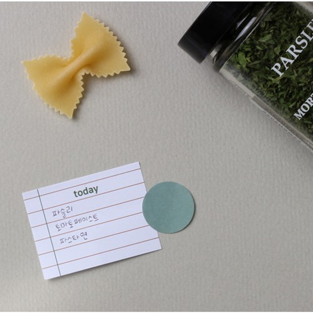 Example of use - Dots and angle memo notes sticky notepad