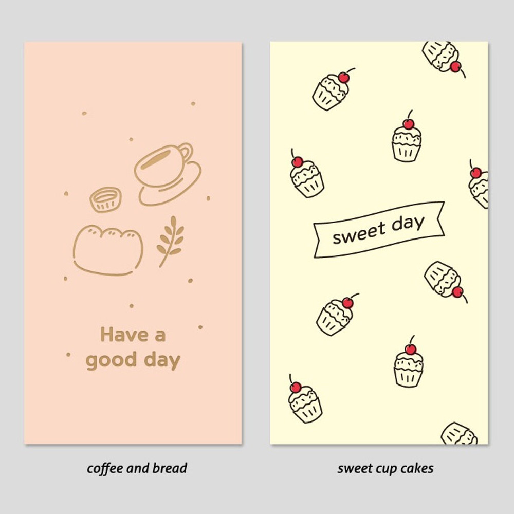 Option - Foil accent message card with envelope