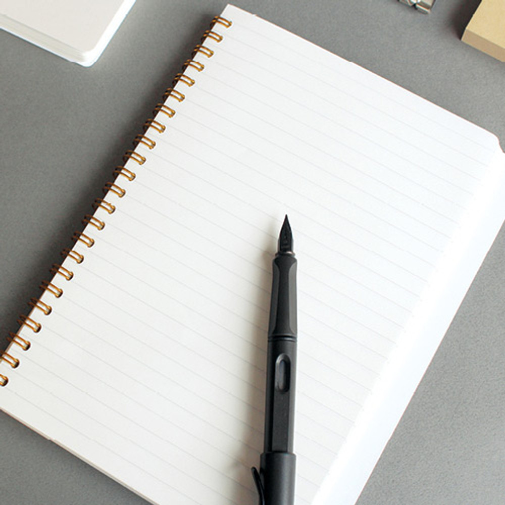 designlab kki Combination spiral large lined blank notebook