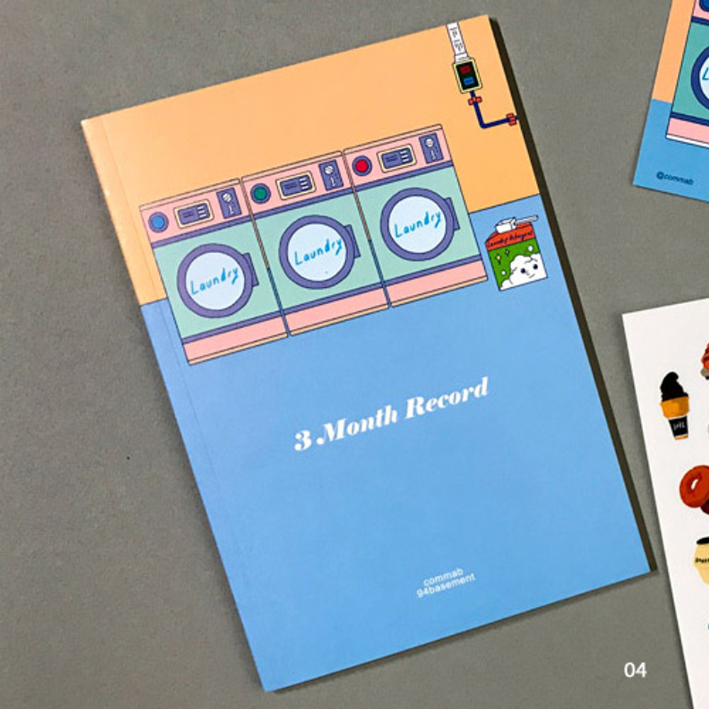 04 laundry - Record 3 months dateless weekly diary