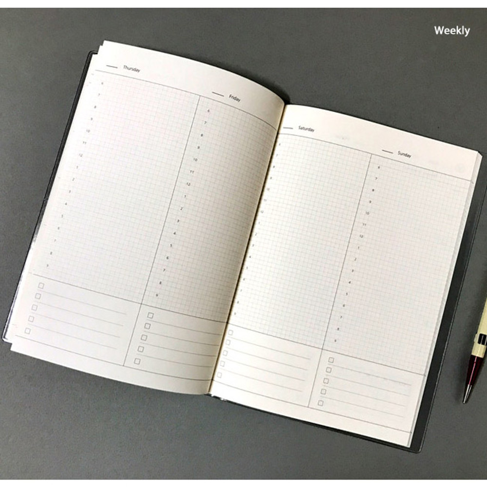 Weekly - Record 3 months dateless weekly diary