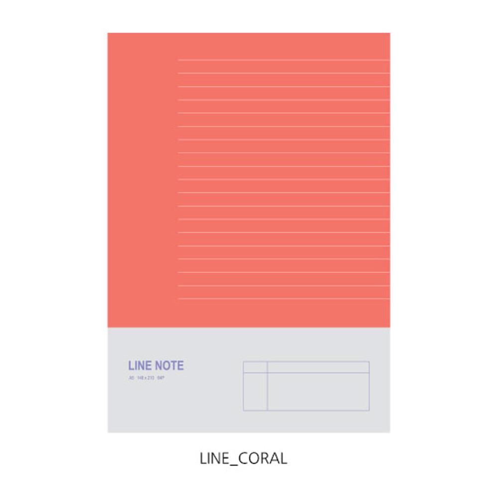 Lined - O-CHECK Spring come medium school notebook 