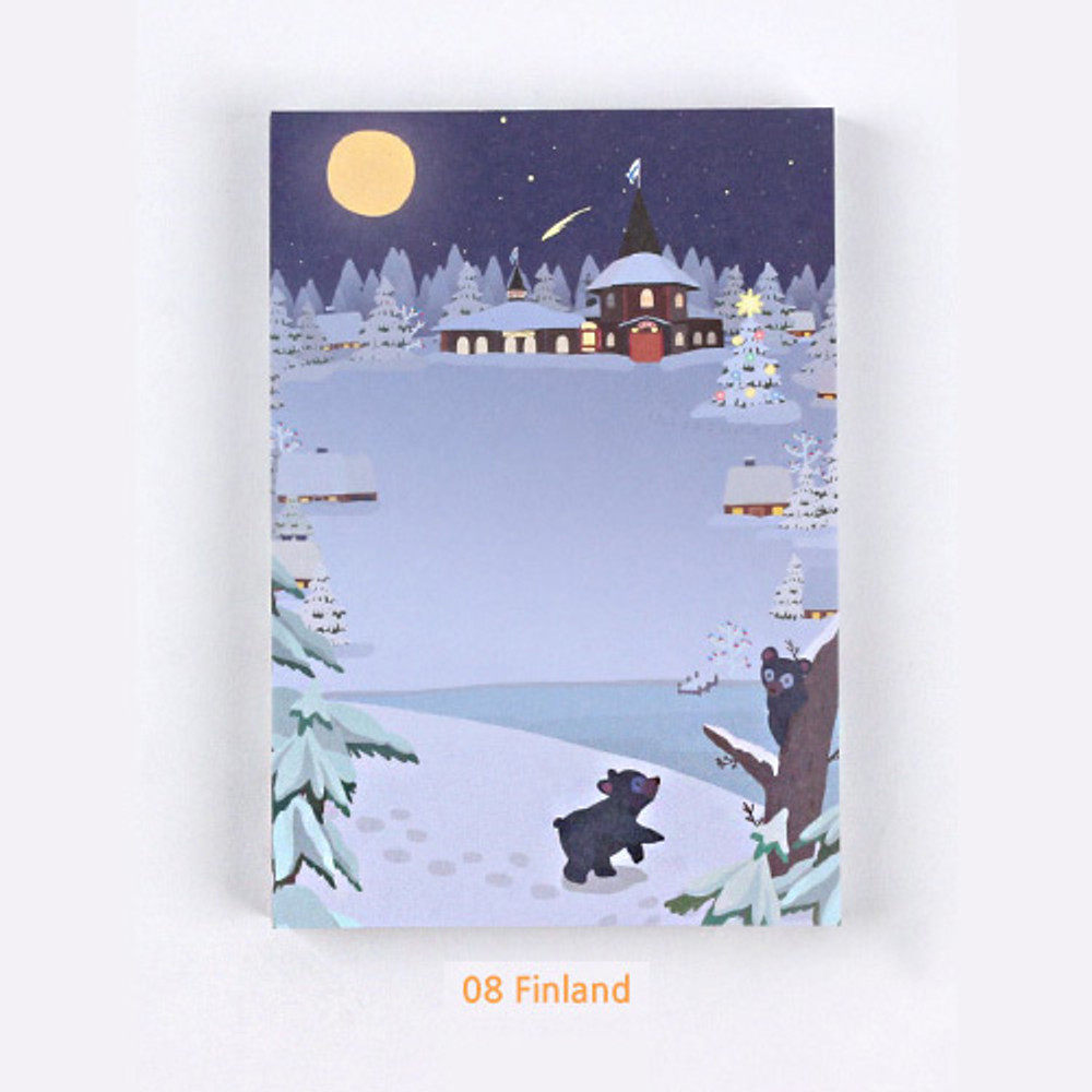 08 Finland - The Bon Bon Jour trois fois heureux memo notepad ver2